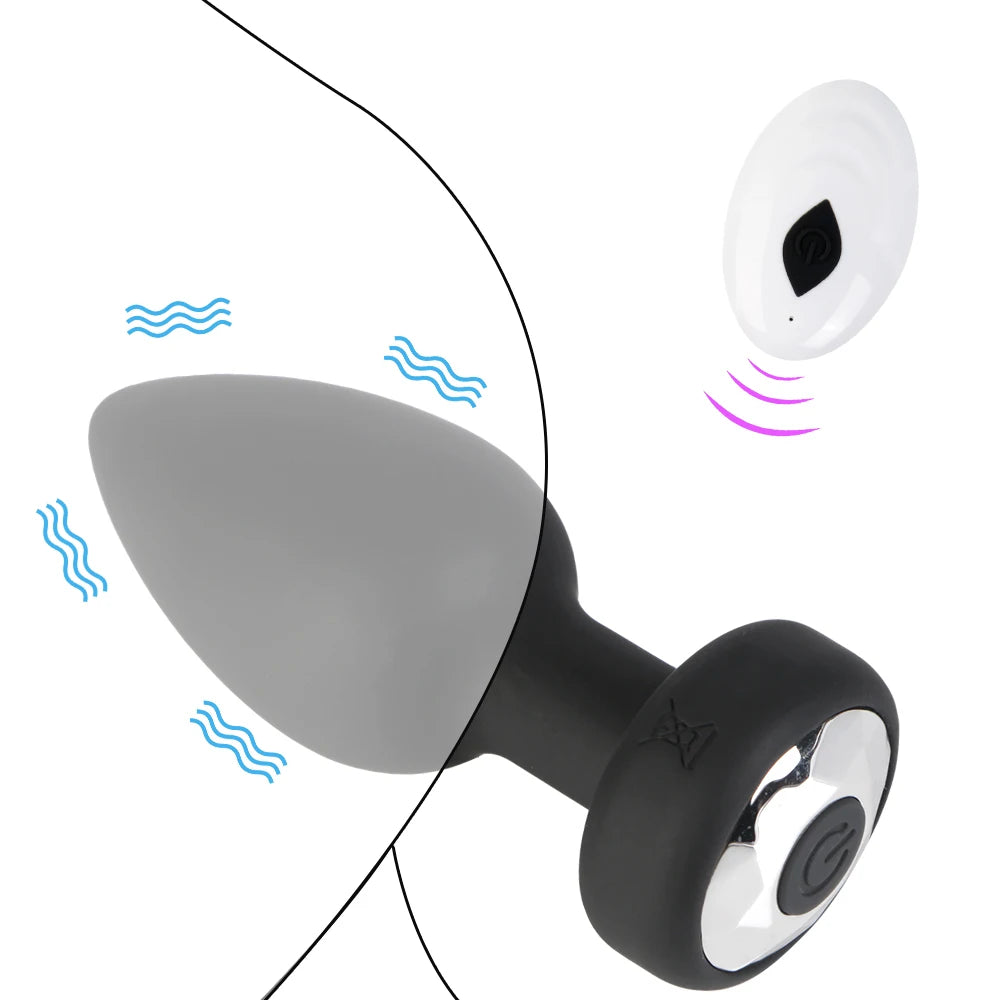 Remote-Controlled Vibrating Anal Plug