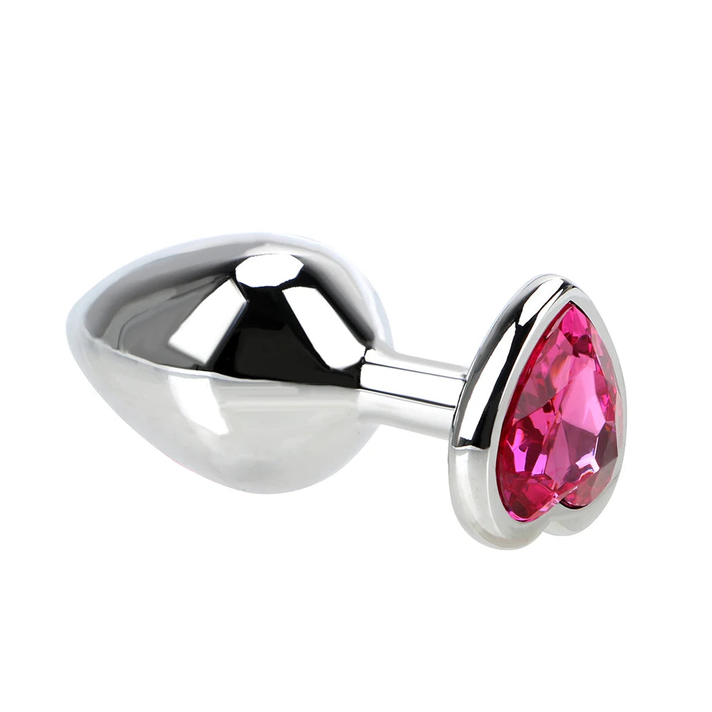 Vibrating Stainless Steel Anal Plug Set