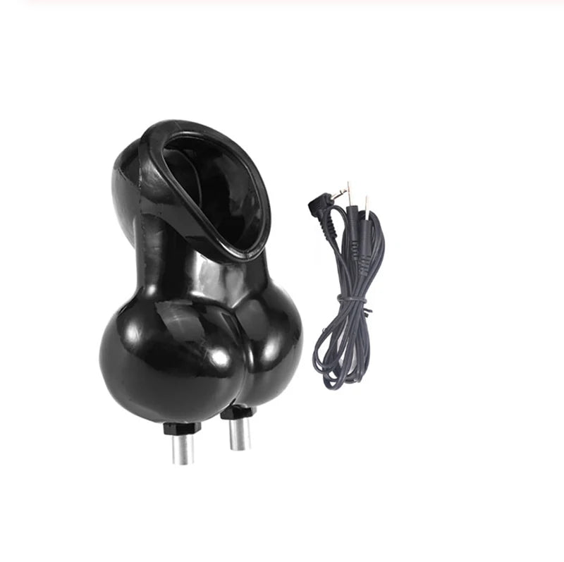 Electric Shock Glans Trainer Massage Cup Penis Stimulator Cock Rings Scrotum Bound Sleeves Male Chasity Cock Cage Bdsm Sex Toys
