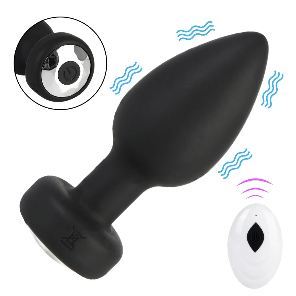 Remote-Controlled Vibrating Anal Plug