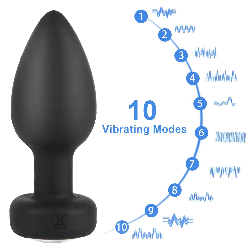 Remote-Controlled Vibrating Anal Plug
