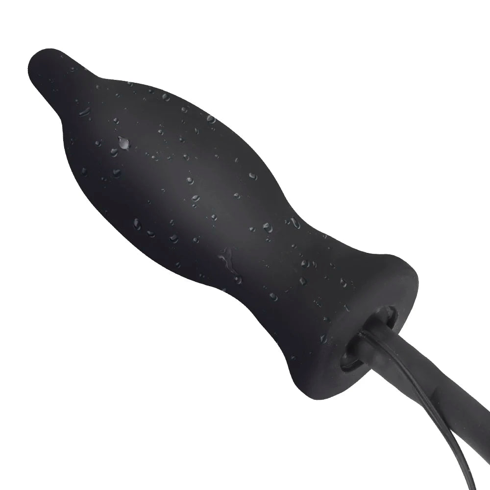 Inflatable Vibrating Anal Plug
