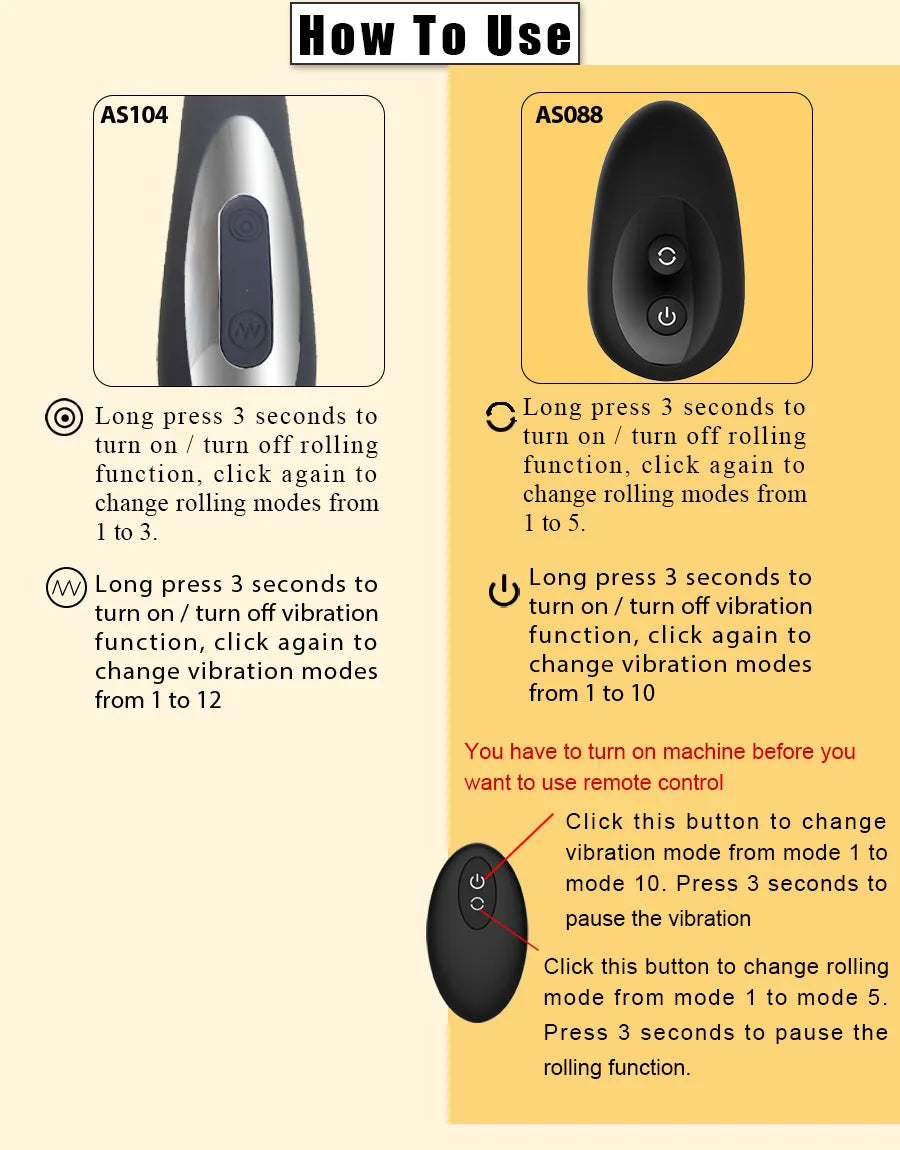 Rolling Prostate Massager