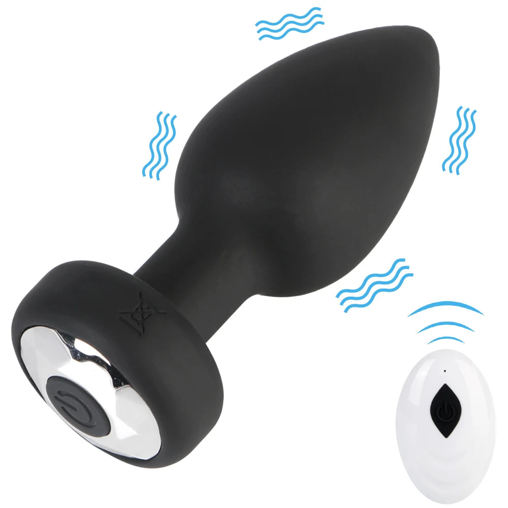 Remote-Controlled Vibrating Anal Plug