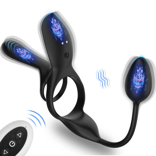 3-in-1 Vibrating Cock Ring