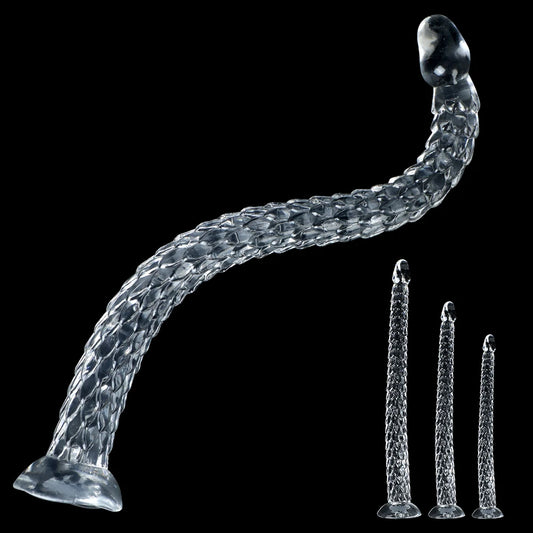 Extra Long Suction Anal Plug