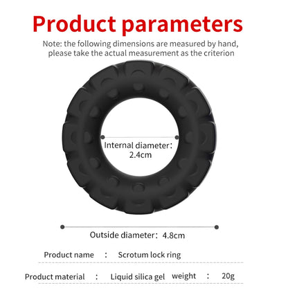 Silicone Cock Ring – Erection Enhancer & Delay Aid for Men