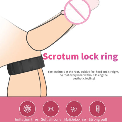 Silicone Cock Ring – Erection Enhancer & Delay Aid for Men