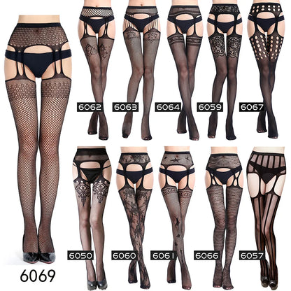 Open Crotch Fishnet Pantyhose