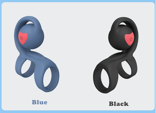 Dual-Motor Vibrating Cock Ring