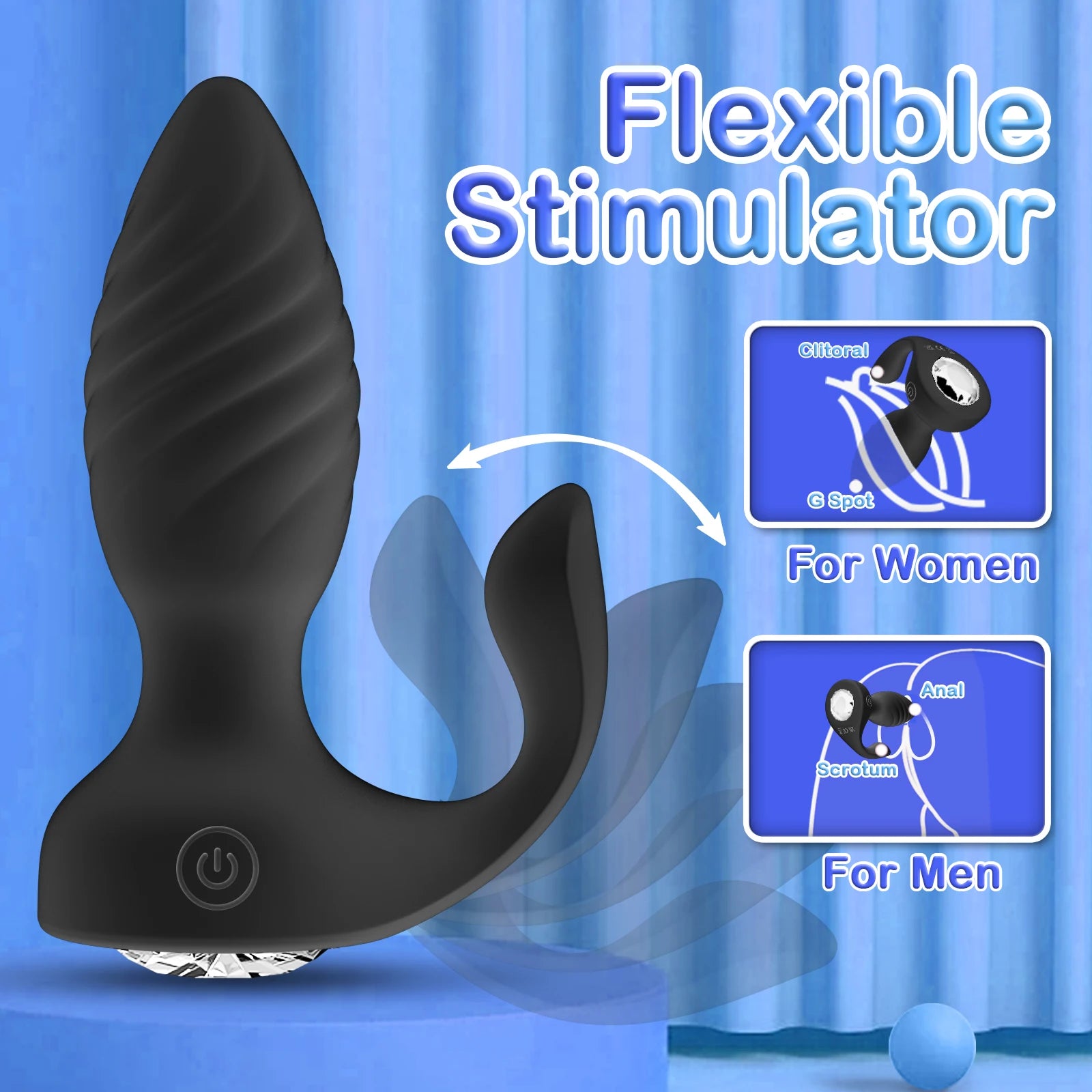 Dual Motor Anal Plug