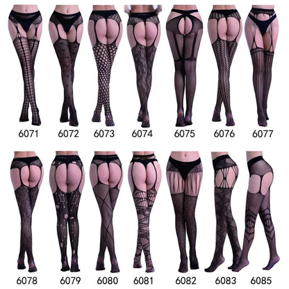 Open Crotch Fishnet Pantyhose