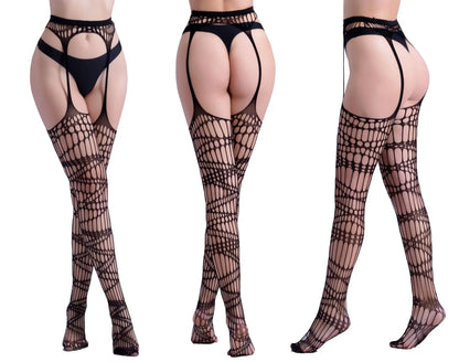 Open Crotch Fishnet Pantyhose