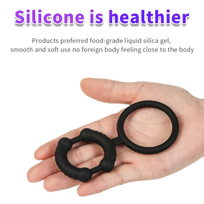 Silicone Cock Ring – Erection Enhancer & Delay Aid for Men