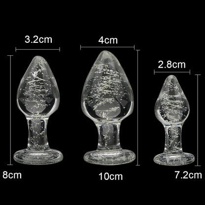 Glass Anal Plug