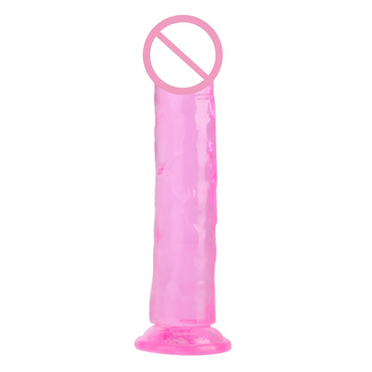 Jelly Dildo with Suction Cup – 8 Size Options