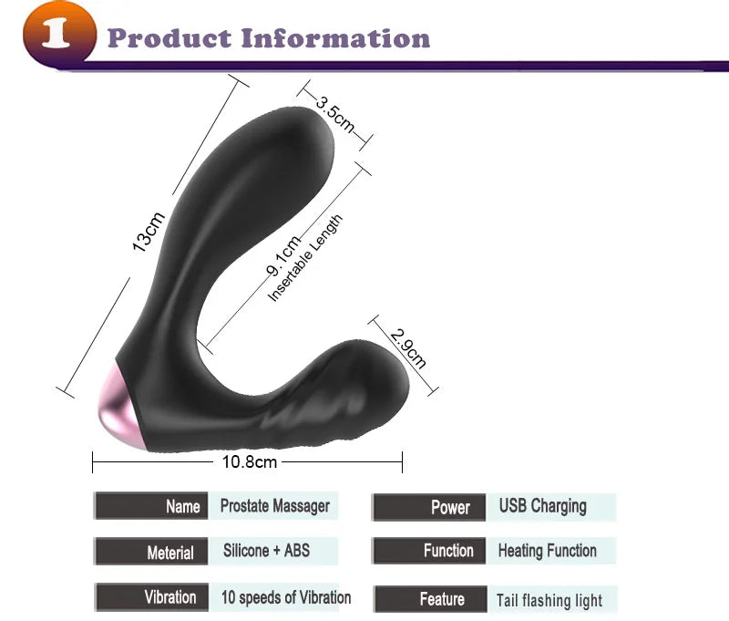Compact Anal Massager