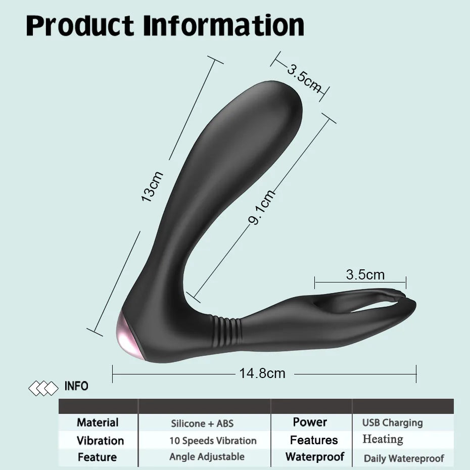 Heated Prostate Massager