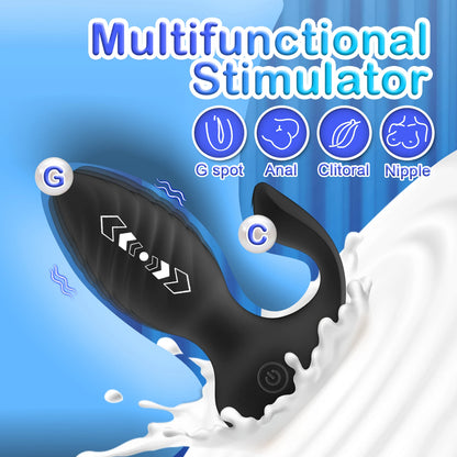 Dual Motor Anal Plug