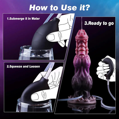 Monster Fantasy Squirting Dildo