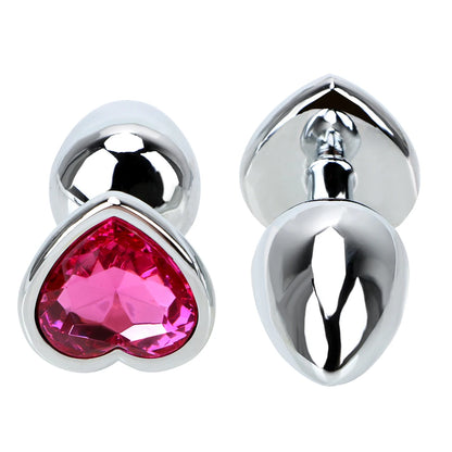 Vibrating Stainless Steel Anal Plug Set