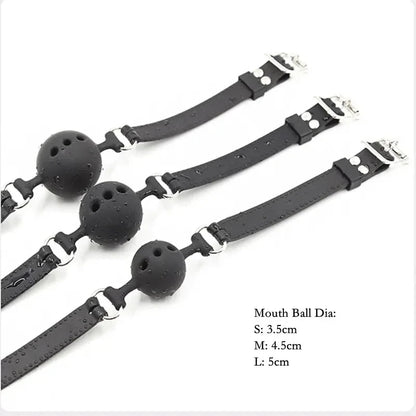 Silicone Ball Gag with Adjustable Strap