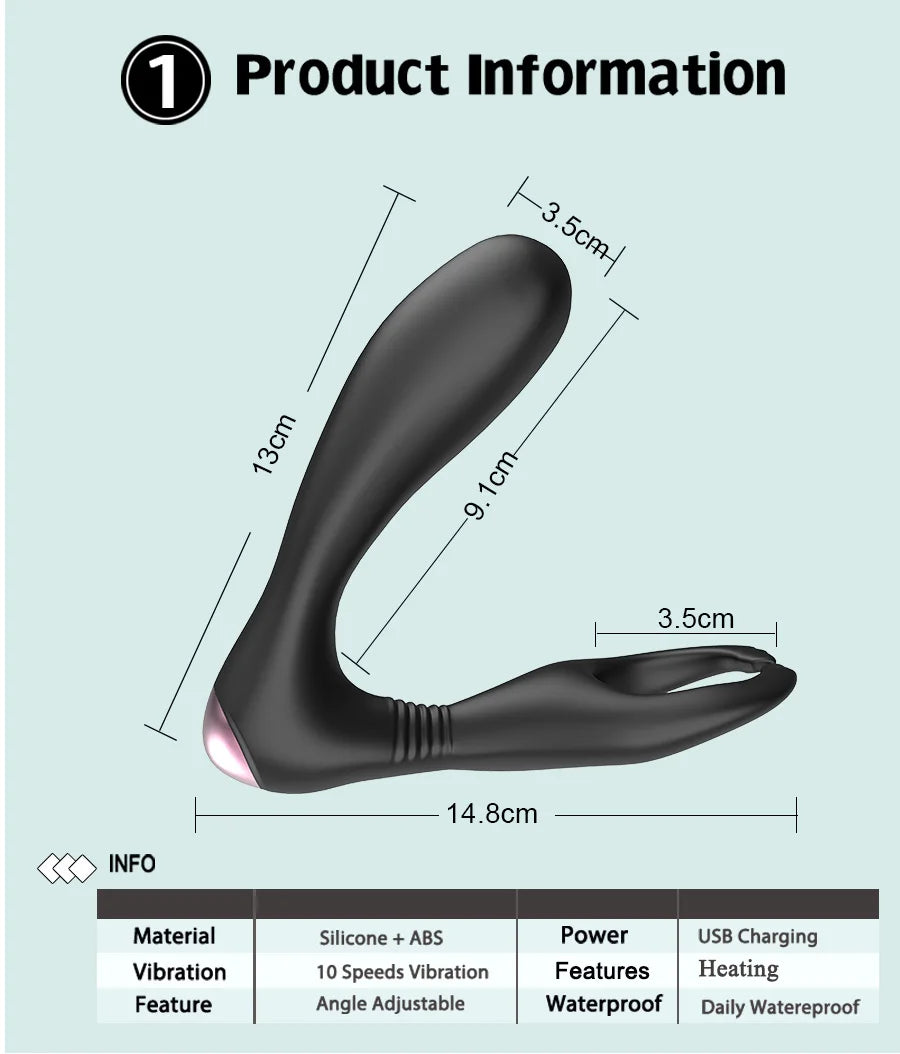 Heated Prostate Massager