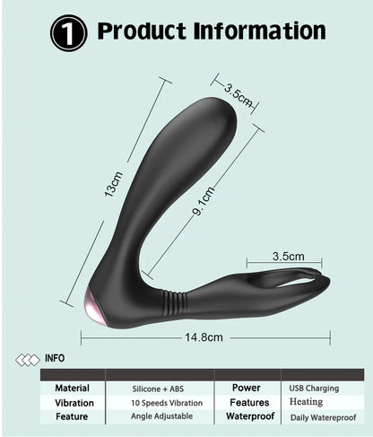 Heated Prostate Massager