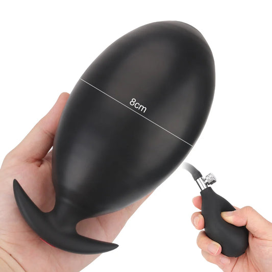 Expandable Silicone Anal Plug